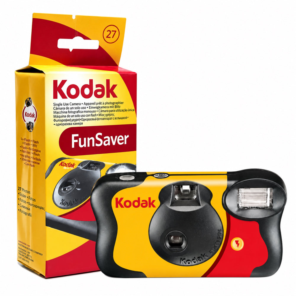 Kodak FunSaver Single-Use Disposable Film Camera (27 Exposures)